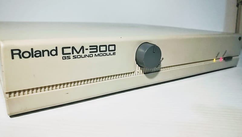 Roland CM-300 GS MIDI sound module generator 1991 gaming application