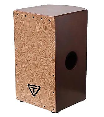 Tycoon 29 Roundback Series Bubinga/Makah Burl Cajon TKSRB-29 image 1