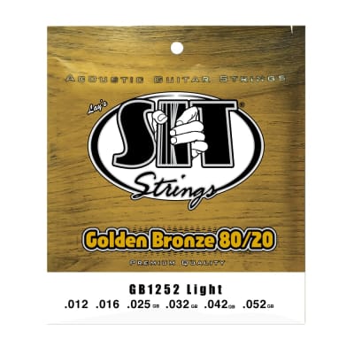 S.I.T. String GB1252 Light 80/20 Bronze Acoustic Guitar String image 1