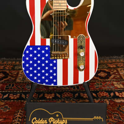American Flag Telecaster Style Body with Licensed Fender Neck by Mighty Mite USA image 1