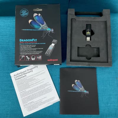 AudioQuest Dragonfly 1.2 USB DAC Digital Audio Converter in Original Box image 6