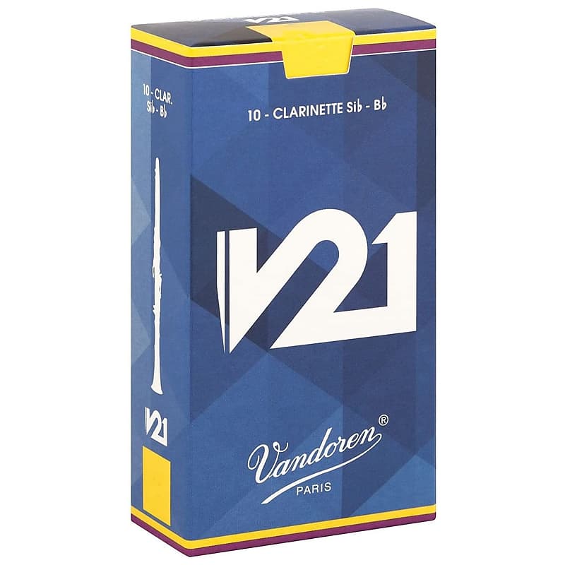 Vandoren Eb Clarinet V21 Reeds Strength 4.5, Box of 10 image 1