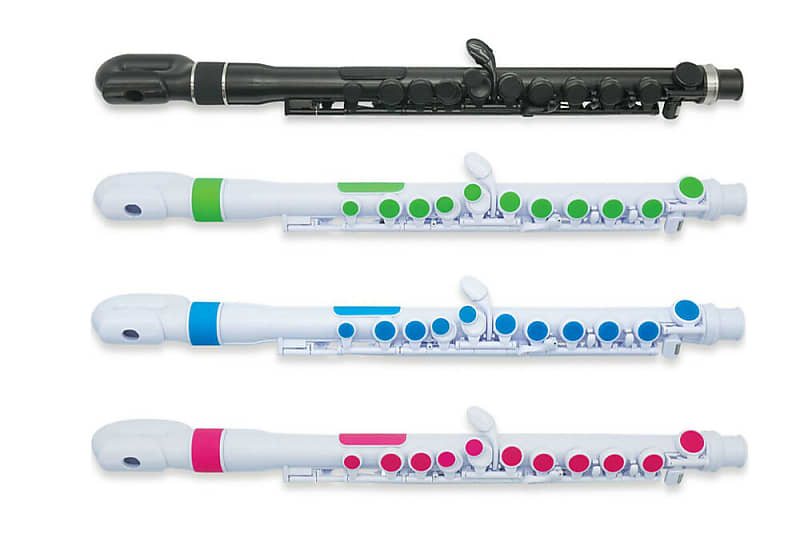 Nuvo Jflute - White/blue 2 Nuvo JFlute 2.0 BL White-blue