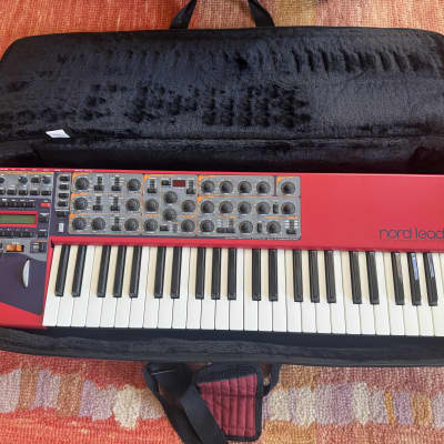 Nord Lead 3 49-Key 24-Voice Polyphonic Synthesizer Red + Bag Case