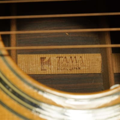 1975 Tama 3557 MIJ Dreadnought Guitar (VIDEO! Fresh Work, Ready to Go) image 19