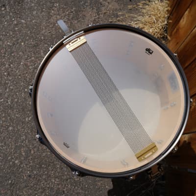 DW USA Collectors ICON Snare Artist Jim Keltner 6.5" x 14 Snare Drum w/ Antique Bronze Hardware (#113 of 250) image 14