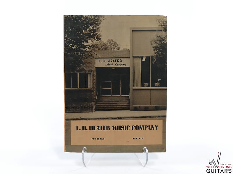 1956 L.D. Heater Catalog Music Company Catalog Gibson, Reverb
