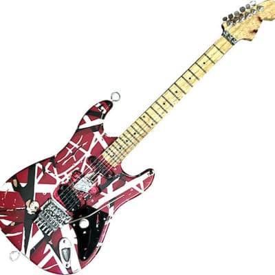 Frankenstein Miniature Replica Guitar - Official EVH Merchandise - Official EVH Merchandise image 2