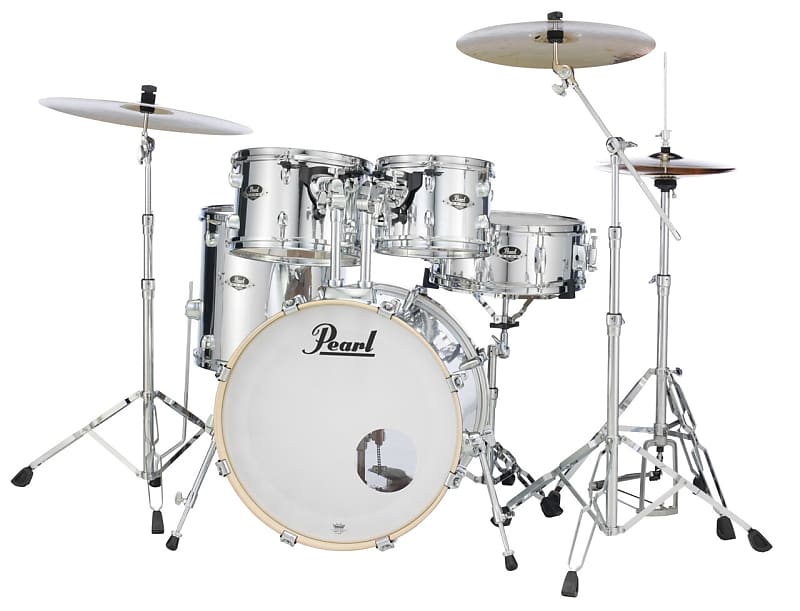 EXX2218B/C49 Pearl Export EXX 22x18 Bass Drum MIRROR CHROME image 1