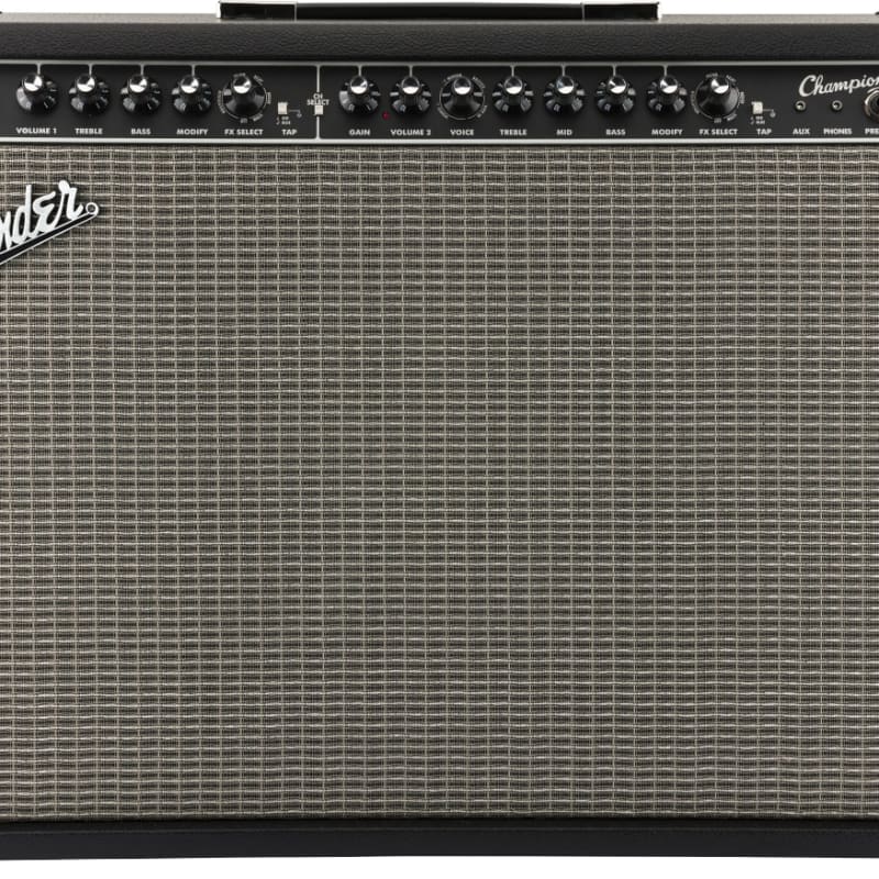 Photos - Guitar Fender Champion II 100 Black 