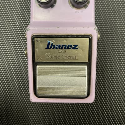 Ibanez CS9 Stereo Chorus 80's MIJ Black Label for sale