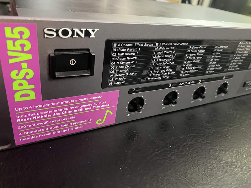 希少　SONYマルチエフェクター　DPS V55 希少 SONYマルチエフェクター DPS V55 Sony DPS-V55 Multi-Effect