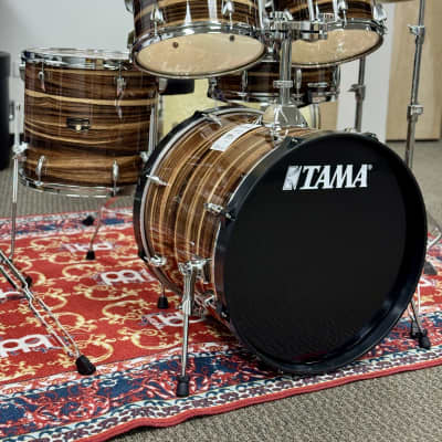 TAMA IE50CCTW IMPERIALSTAR COMPLETE KIT 20B-10-12-14F-14S - COFFEE TEAK WRAP image 2