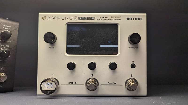Hotone MP-300 Ampero II Stomp Amp Modeler / Effects Processor 2021 - Present - White image 1