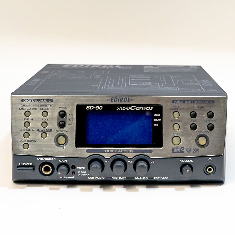 Roland Edirol SD-90 Studio Canvas 128-Voice Sound Module