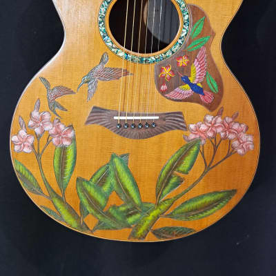 Blueberry NEW IN STOCK Handmade Acoustic Guitar Grand Concert image 7