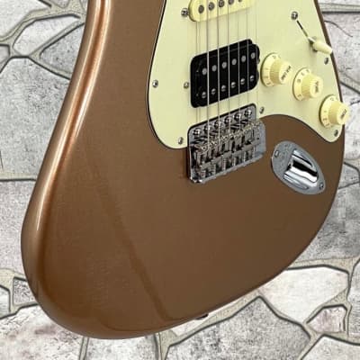 Suhr Classic S Antique in Firemist Gold in an HSS configuration  and a Rosewood fingerboard image 4