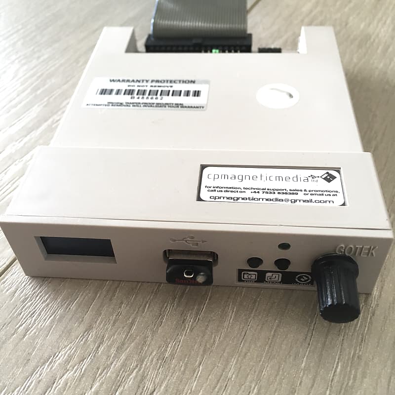Gotek USB floppy disk emulator for Akai S1000 Reverb