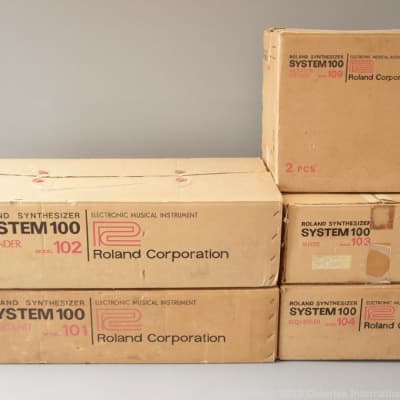 Roland System 100  FULL SET  Perfect Working MINT Condition  / Come with Original Box and etc. image 14