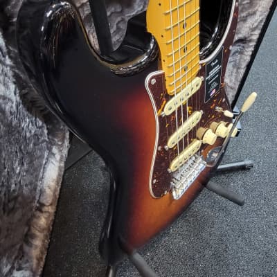 New, open box, Fender American Professional II Stratocaster 2024 3 Color Sunburst, Free Shipping! image 8