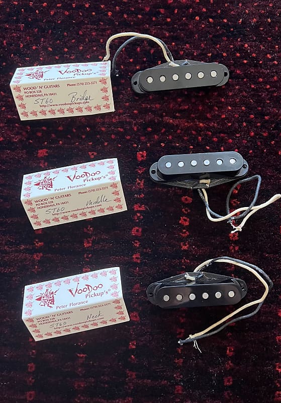 Peter Florance Voodoo ST 60 pickup set Stratocaster