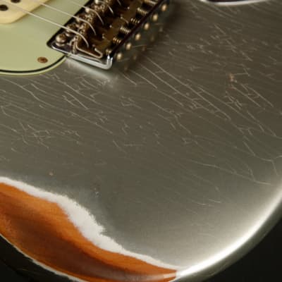 Fender Custom Shop Limited Edition 1963 Stratocaster Relic - Aged Inca Silver image 18
