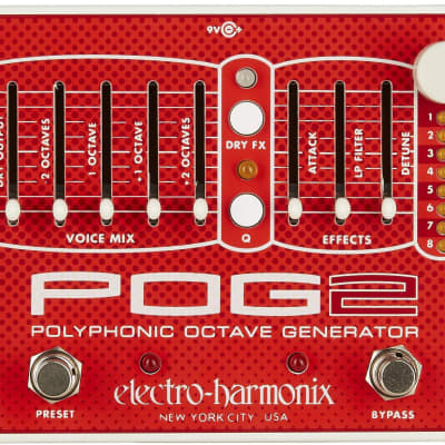 Electro Harmonix POG2 Polyphonic Octave Generator Pedal image 1