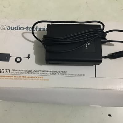 Audio-Technica PRO70 Cardioid Condenser Lavelier/Instrument Microphone 2010s - Black image 1