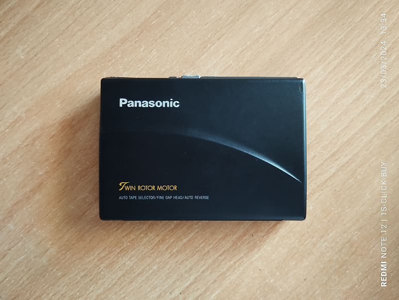 Panasonic Walkman Cassette player RQ S35 black working video