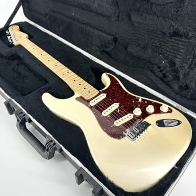 2011 Fender American Deluxe Stratocaster – Olympic Pearl for sale