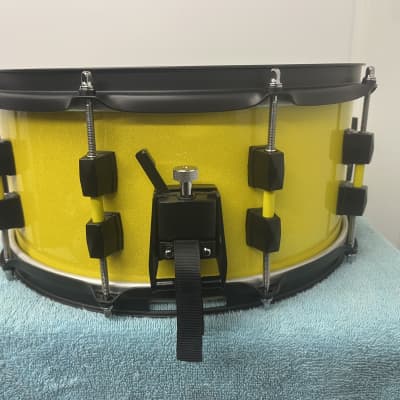 Custom Maple 14”x6.5” snare drum - Lemon Ice Sparkle Gloss image 1