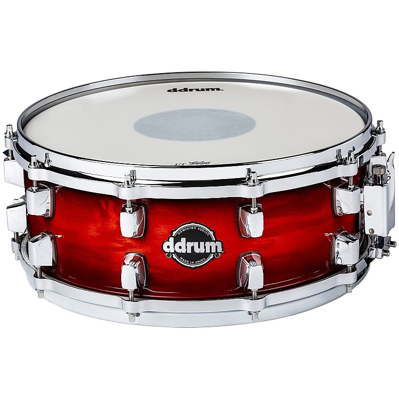 ddrum Dominion 5.5x14 Snare Drum. Redburst image 1