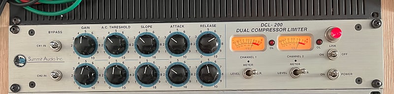 Summit Audio DCL-200 Dual Tube Compressor Limiter - Early 1990s Model  - Awesome Sound - Excellent Shape image 1
