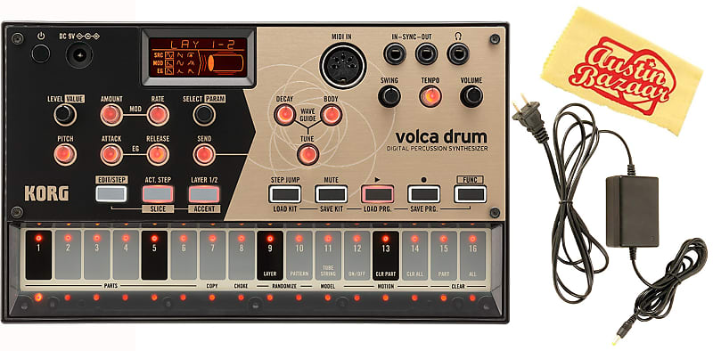 Korg Volca Beats Analogue Drum Machine w/ Power Supply