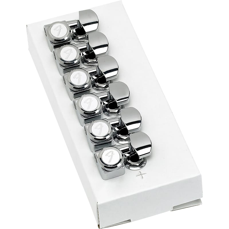 Fender Locking Stratocaster/Telecaster Tuners Chrome - Machine head for Guitars image 1