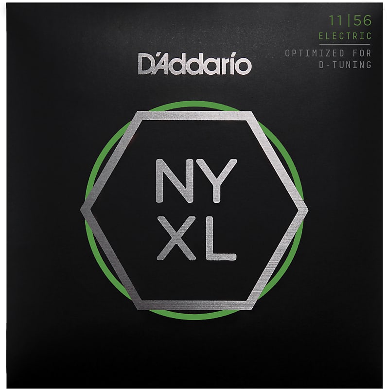 D'Addario NYXL1156 Nickel Wound Electric Guitar Strings, Medium Top / Extra-Hea