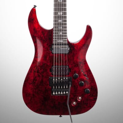 Schecter C-1 FR S Apocalypse Electric Guitar, Red Reign | Reverb