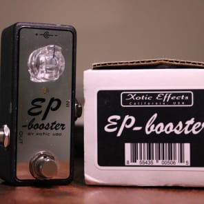 ギター Xotic EP Booster Limited Edition Black Xotic EP Booster Mini Boost Pedal | Sweetwater
