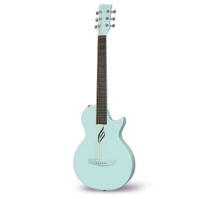 Enya Nova Go Carbon Fiber Acoustic Guitar Blue (1/2 Size) image 1
