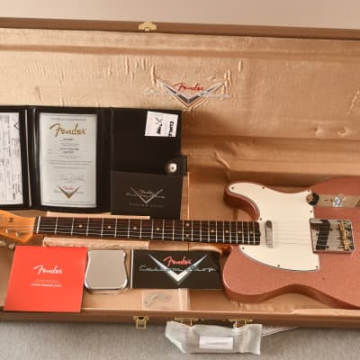 Fender Custom Shop Telecaster Relic 1961 LTD - Aged Champagne Sparkle - 6 lbs 15.3 ozs image 1