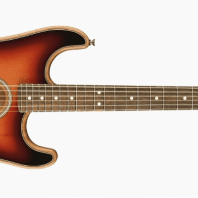 Fender American Acoustasonic Stratocaster 2020 3 Color Sunburst image 1