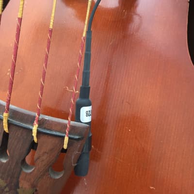 1951 Kay H10 Upright Double Bass 1/4 Size with pickup and soft padded case image 5
