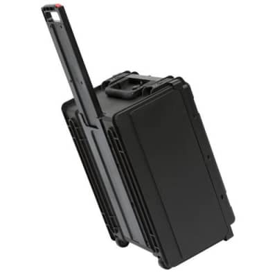SKB Injection-Molded 4 RU Studio Flyer Rack Case with Wheels and Pull Handle image 2