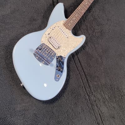 Fender Kurt Cobain Signature Jag-Stang 2021 Sonic Blue #MX21553590 (7 lbs. 7.6 oz.) image 1