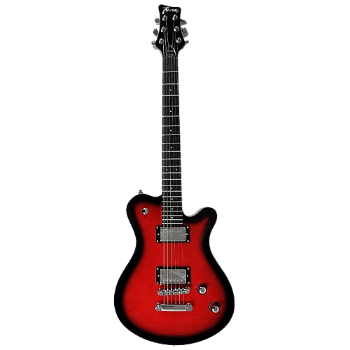 Framus D-Series Panthera Supreme Electric Guitar - Burgundy Blackburst  Transparent High Polish