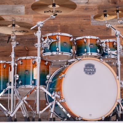 MAPEX ARMORY LIMITED EDITION 7 PIECE DRUM KIT, OCEAN SUNSET, EXCLUSIVE image 6