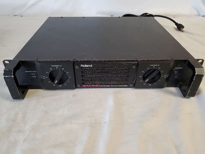 Roland SRA 540 Vintage 2 Channel Power Amplifier - Good Used