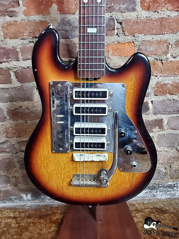 Kent / Guyatone Videocaster MIJ Electric Guitar (1960s, Sunburst)