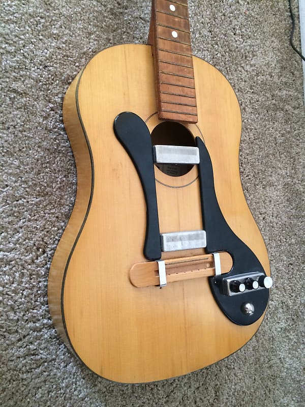 Electric pickup for store acoustic guitar