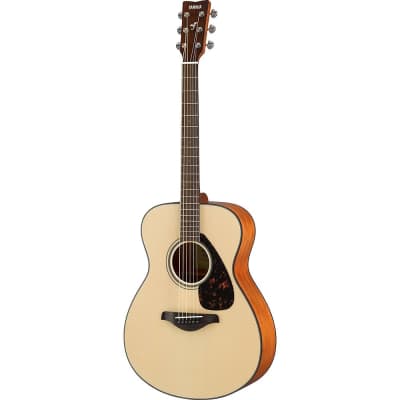 Yamaha FS800 Small-Body Concert Acoustic Guitar, Solid Spruce Top, Gloss Natural image 1
